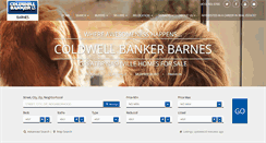 Desktop Screenshot of coldwellbankerbarnes.com
