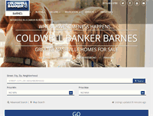 Tablet Screenshot of coldwellbankerbarnes.com